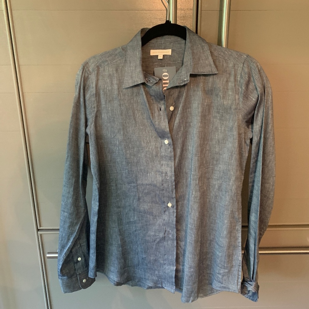 Ann Mashburn button down M NWT